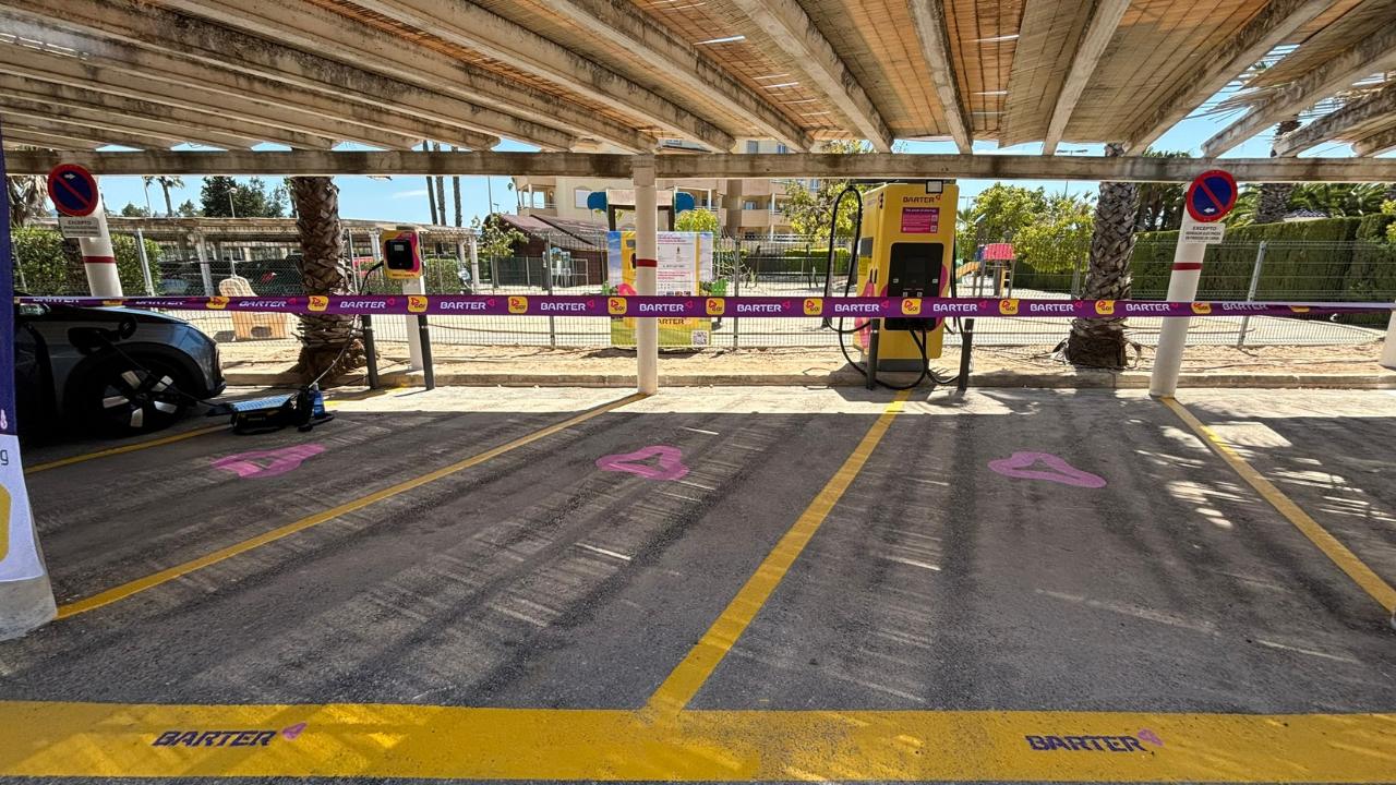Estaciones de carga de autos eléctricos 
